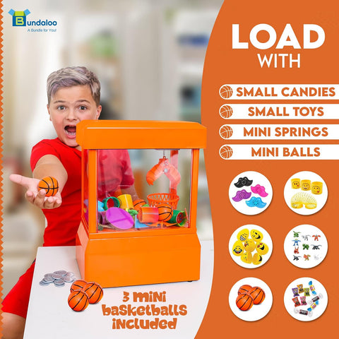 Bundaloo Slam Dunk Claw Machine Arcade Game With 3 Mini Basketballs