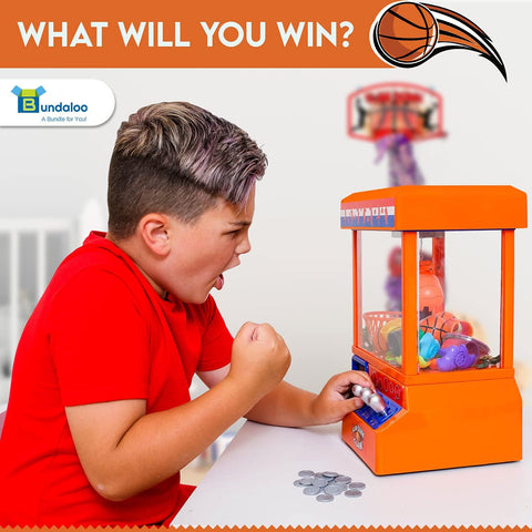 Bundaloo Slam Dunk Claw Machine Arcade Game With 3 Mini Basketballs