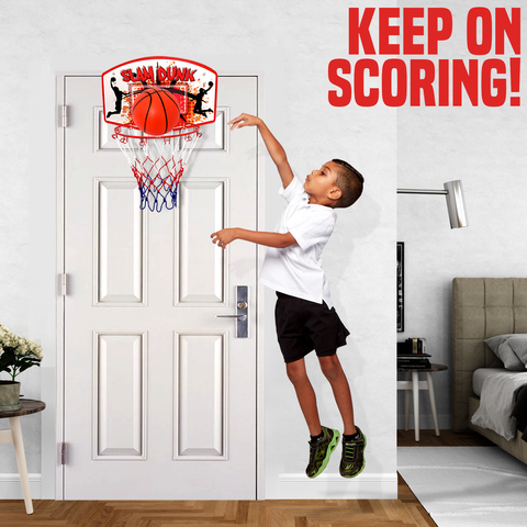 Bundaloo Slam Dunk Over the door Basketball Game - Boys
