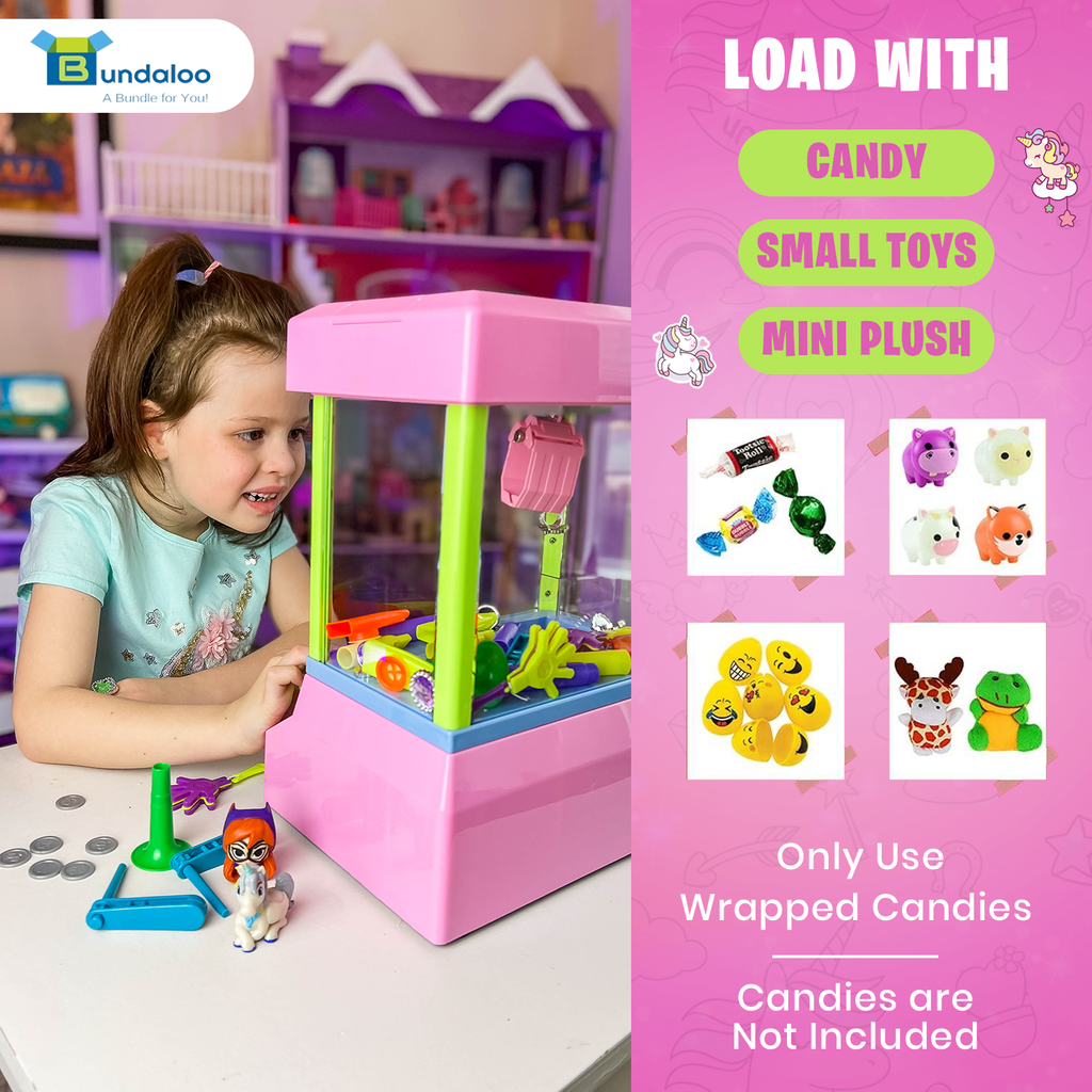 Mini Claw Machine for Kids 4-8Unicorn Electronic Arcade Game