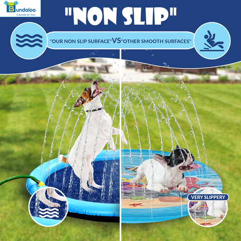 Bundaloo Dog Pool Sprinkler - Outdoor Splash Mat