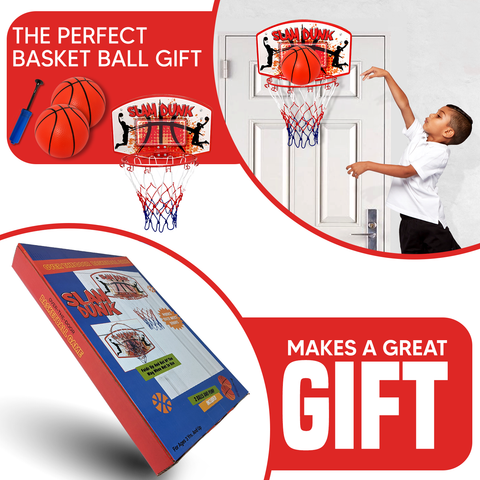 Bundaloo Slam Dunk Over the door Basketball Game - Boys
