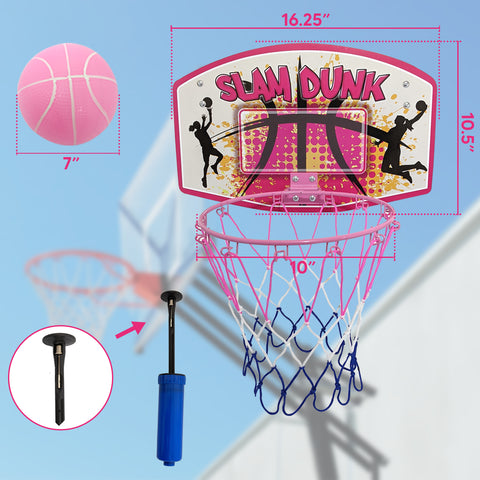 Bundaloo Slam Dunk Over the door Basketball Game - Girls