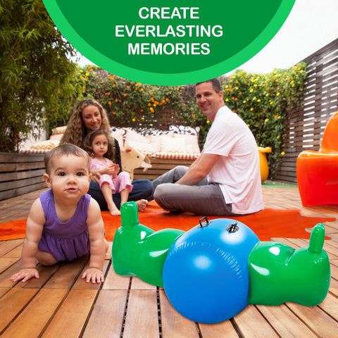 Bundaloo Inflatable Seesaw Toy - Indoor & Outdoor Rocking Toy