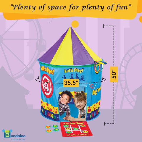 Bundaloo Kids 3 In 1 Carnival Game Tent