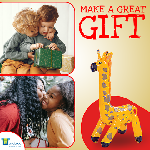 Bundaloo Inflatable Giraffe Sprinkler Toy