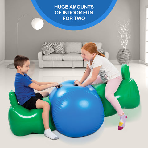 Bundaloo Inflatable Seesaw Toy - Indoor & Outdoor Rocking Toy