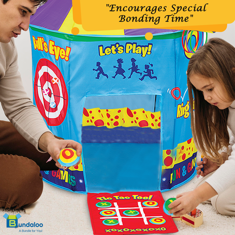 Bundaloo Kids 3 In 1 Carnival Game Tent