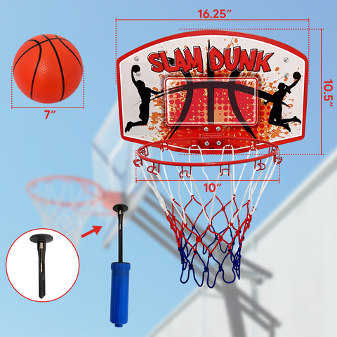 Bundaloo Slam Dunk Over the door Basketball Game - Boys