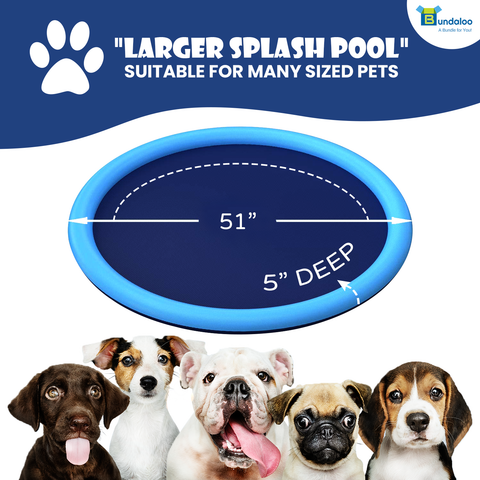 Bundaloo Dog Pool Sprinkler - Outdoor Splash Mat