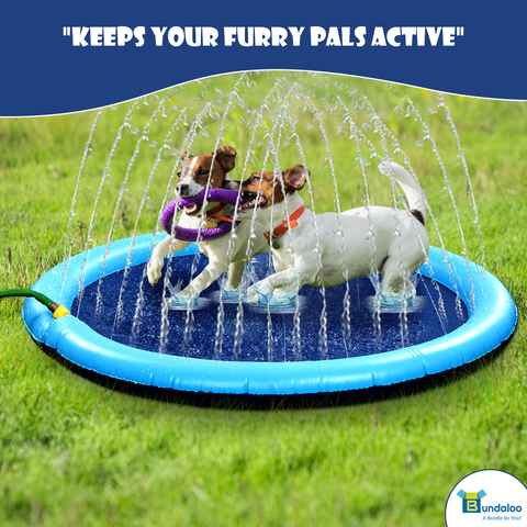 Bundaloo Dog Pool Sprinkler - Outdoor Splash Mat