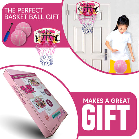 Bundaloo Slam Dunk Over the door Basketball Game - Girls