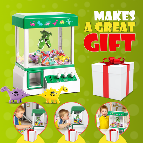 Bundaloo Dino Claw Machine Arcade Game  with Sound