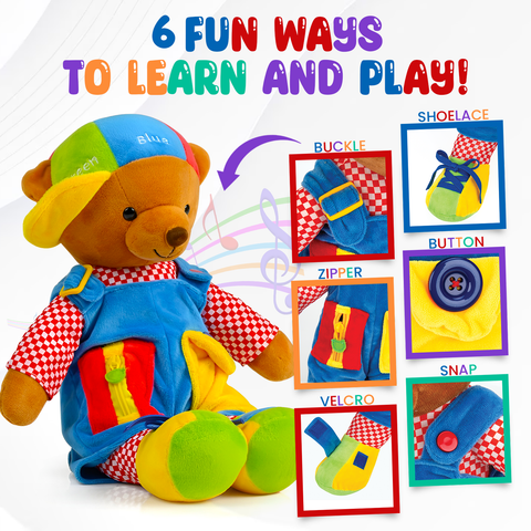 Bundaloo Talking Dress-Up Learning Bear