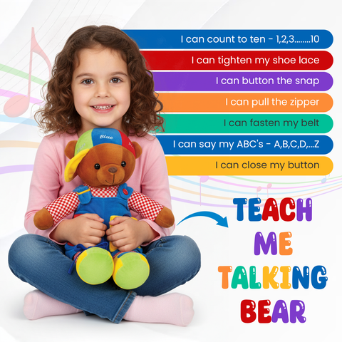 Bundaloo Talking Dress-Up Learning Bear