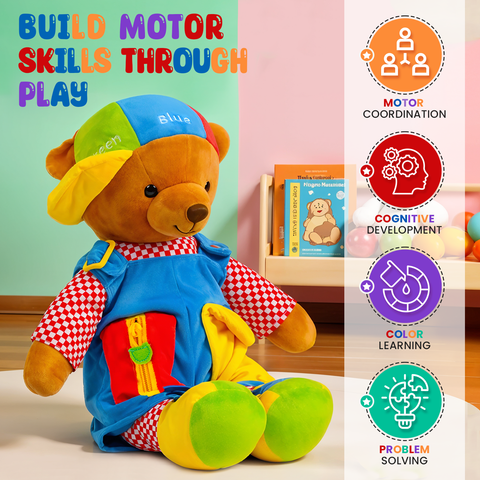 Bundaloo Talking Dress-Up Learning Bear