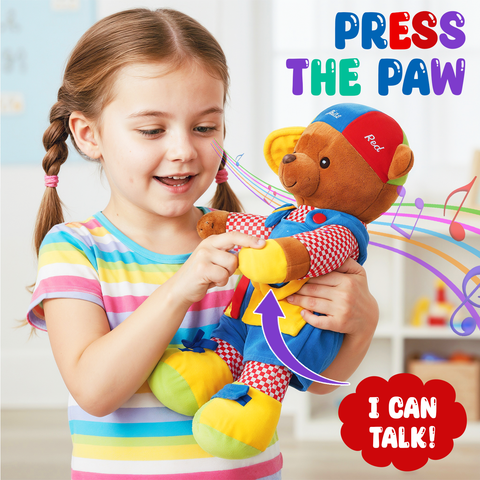 Bundaloo Talking Dress-Up Learning Bear