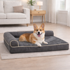 Bundaloo Orthopedic Memory Foam Dog Bed with Waterproof Liner & Washable Cover