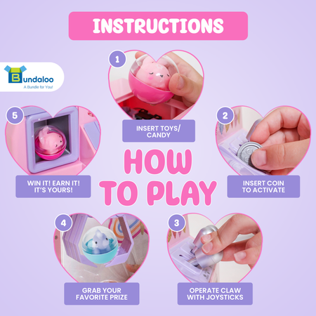 Bundaloo Squishy Claw Machine Arcade Game