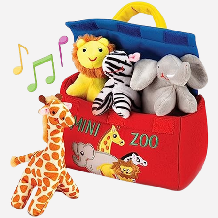 Bundaloo Mini Zoo Plush Set