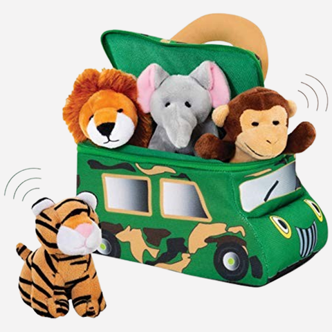 Bundaloo Jungle Animals Plush Set