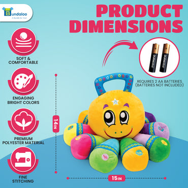 Bundaloo Musical Octopus Plush Set
