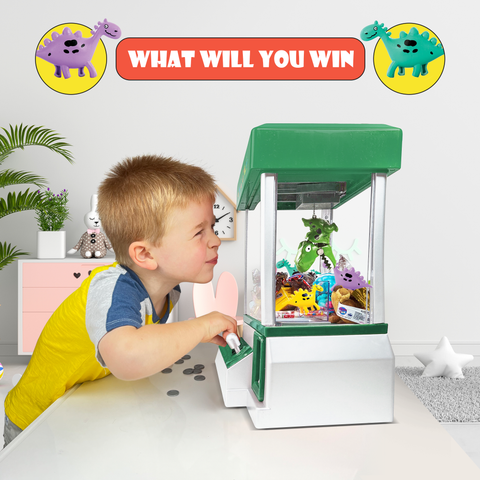 Bundaloo Dino Claw Machine Arcade Game  with Sound