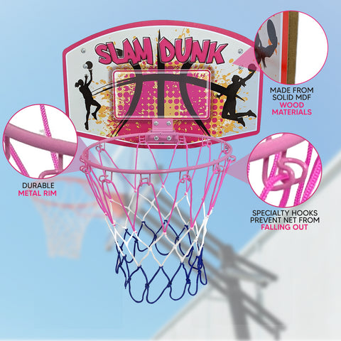 Bundaloo Slam Dunk Over the door Basketball Game - Girls