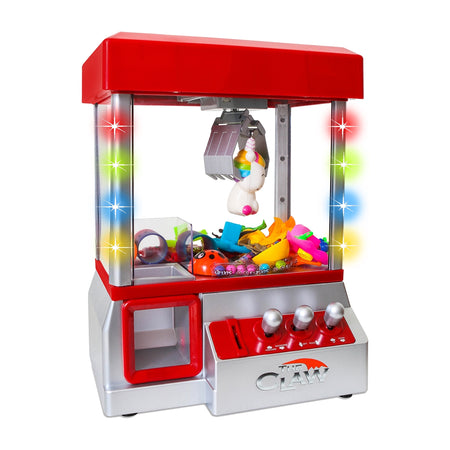 Bundaloo Claw Machine Arcade Game W/Blinking Lights & Sound - Red