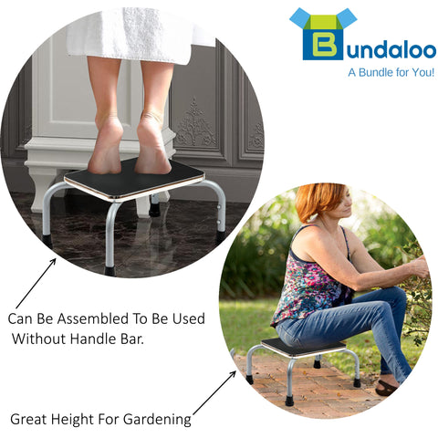 Bundaloo Support Step Stool for Hospital Bed, Kitchen Shelving, & Bath Tub