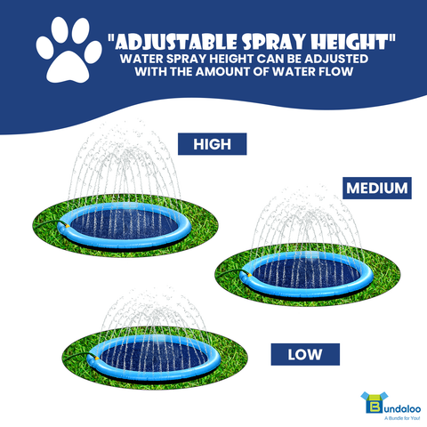 Bundaloo Dog Pool Sprinkler - Outdoor Splash Mat