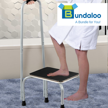 Bundaloo Support Step Stool for Hospital Bed, Kitchen Shelving, & Bath Tub