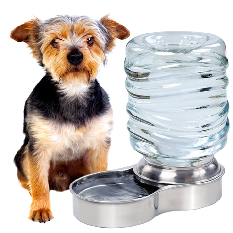 Bundaloo Automatic  Dog Water Bowl Dispenser - Stainless Steel